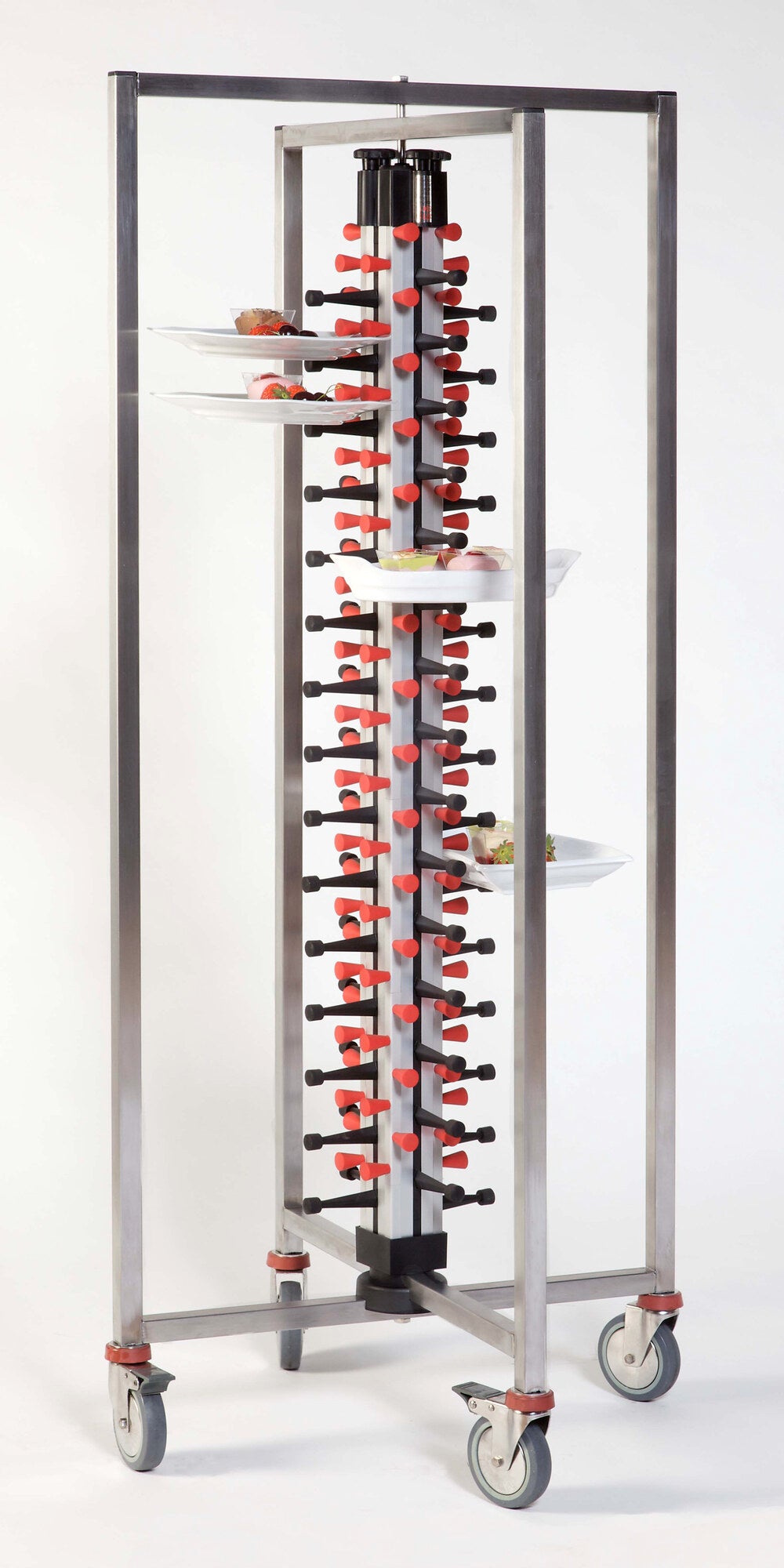 Saro PM 60 FOLDABLE plate stacker, mobile plate rack