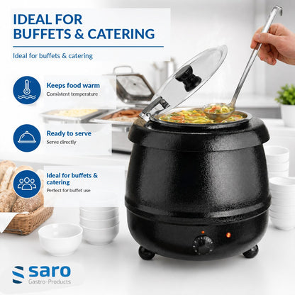 Saro SKZ-12 soup kettle, features
