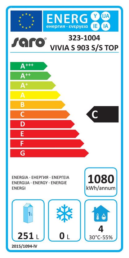 EU energy label, class C