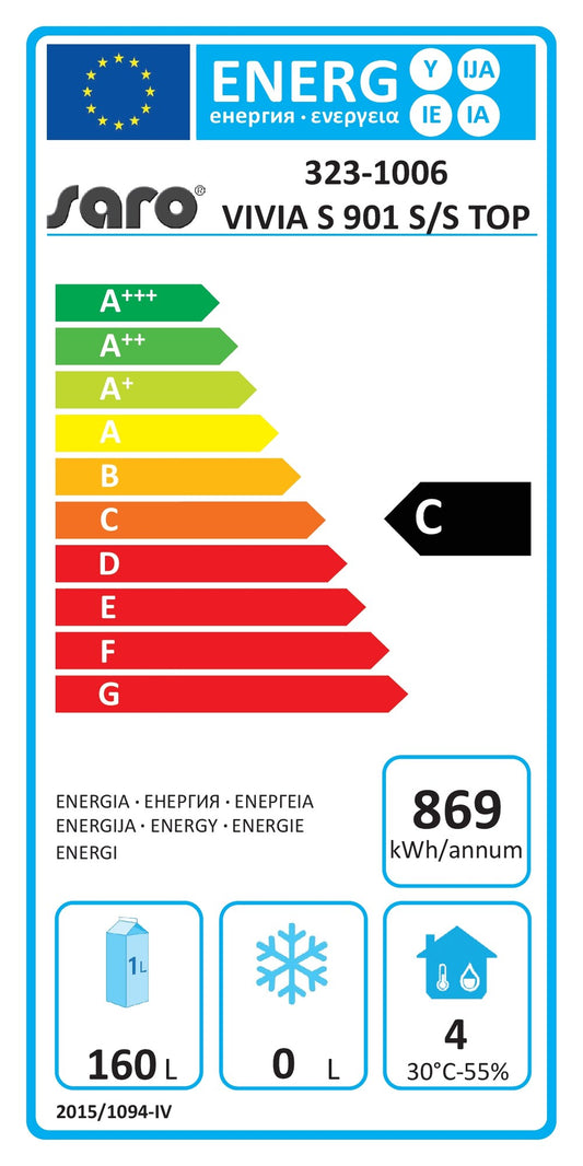 EU energy label, class C