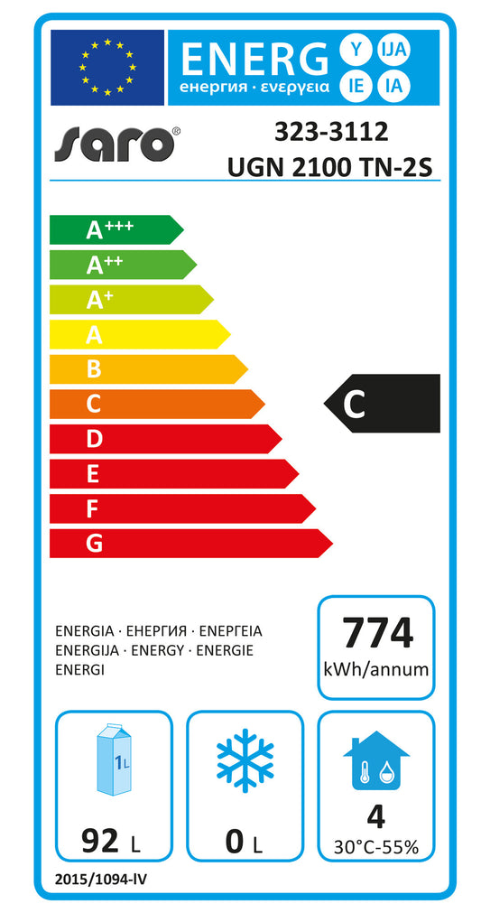 EU energy label, class C