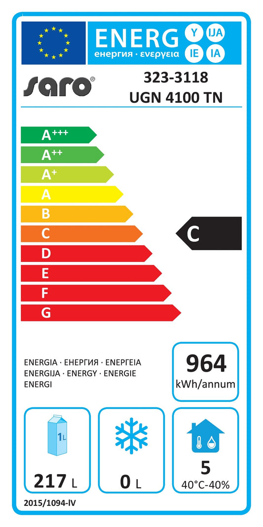 EU energy label, class C