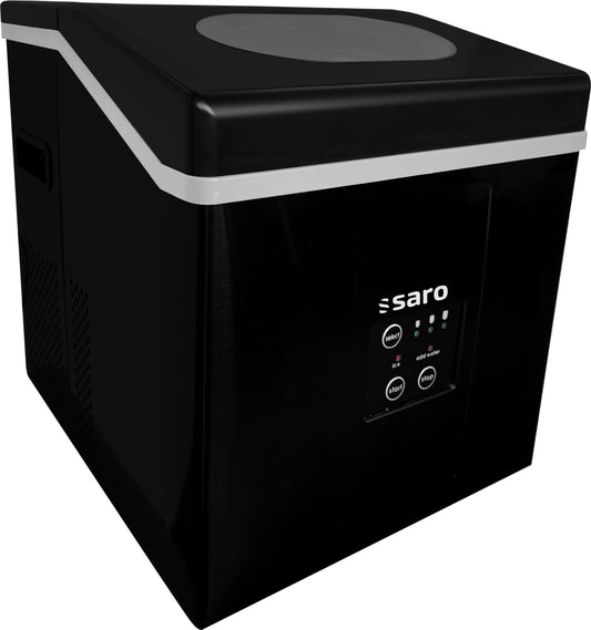 Saro EB 15 S PRO ice cube maker with black lid