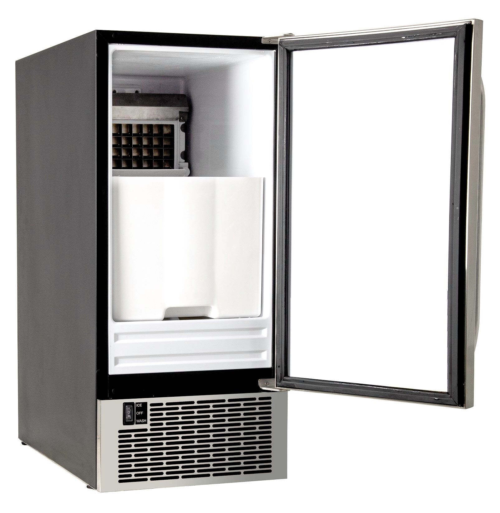 Saro EB 30IN, door open with storage bin