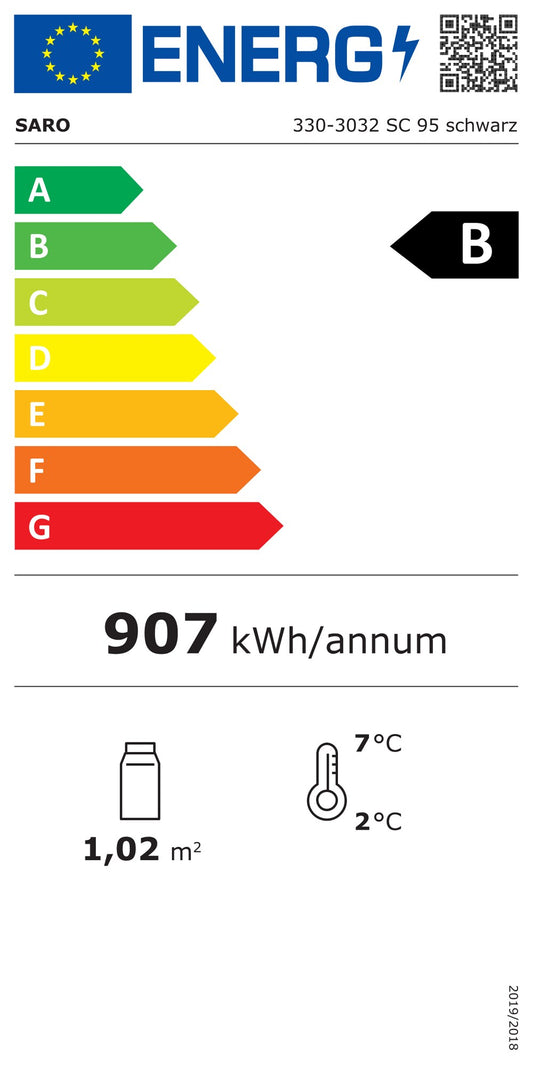 EU energy label, class B