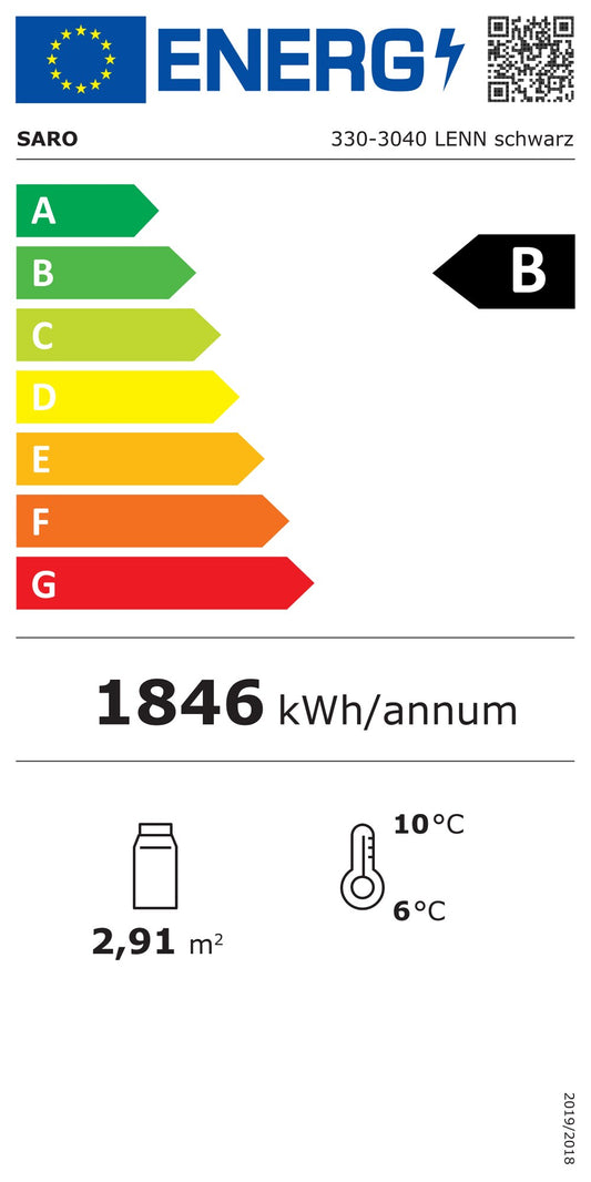 EU energy label, class B