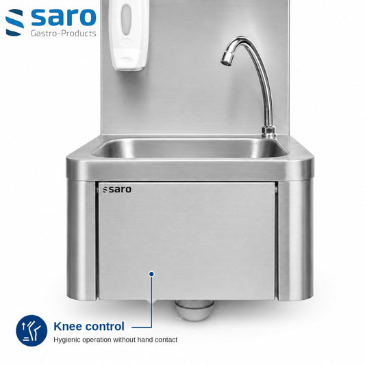 Saro KEVIN hand basin, knee control detail