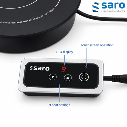Saro EVA built-in induction plate, features