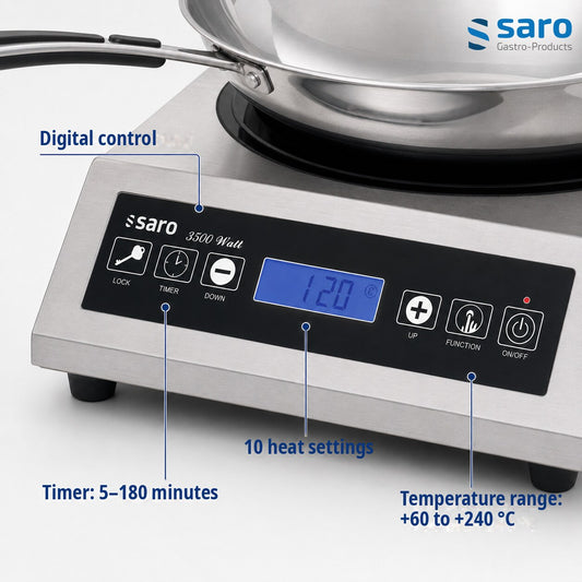 Saro LOUISA wok induction hob, features