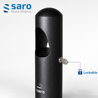 Saro RANA floor ashtray, lockable ashtray head