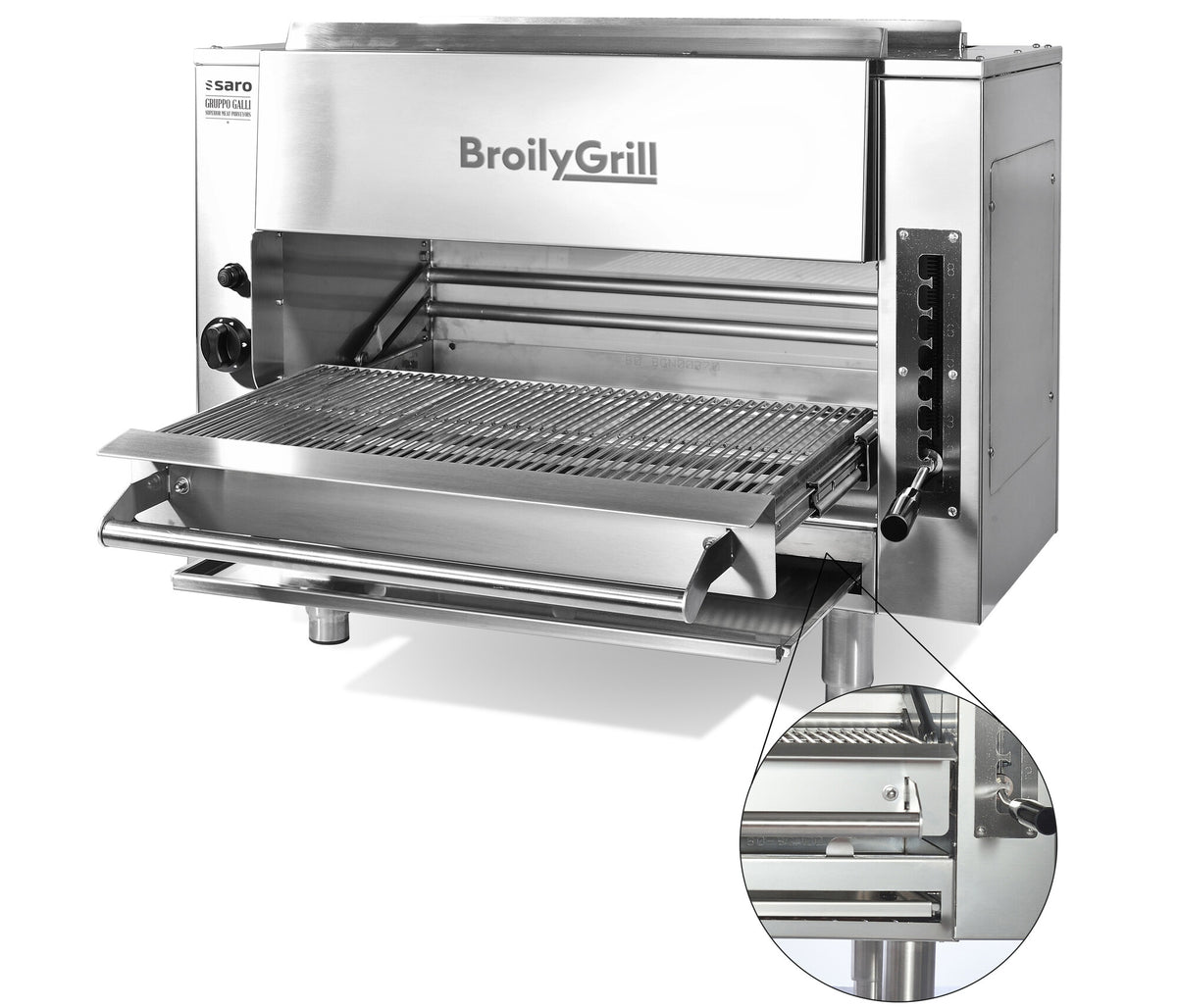 Saro BROILY steak grill, additional view