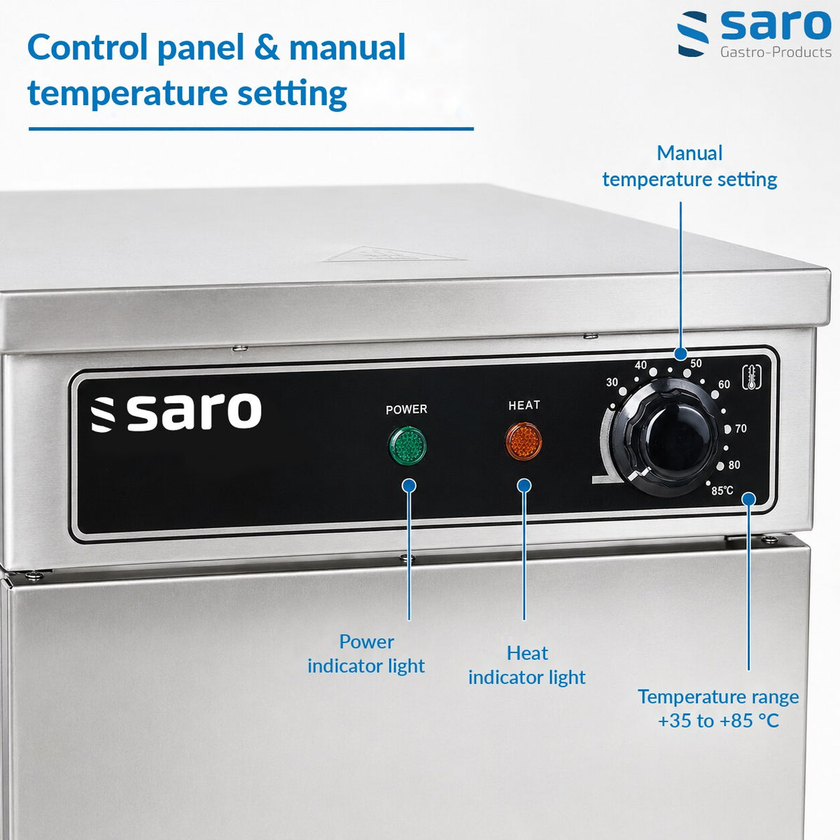 Saro TW 60 plate warmer, features