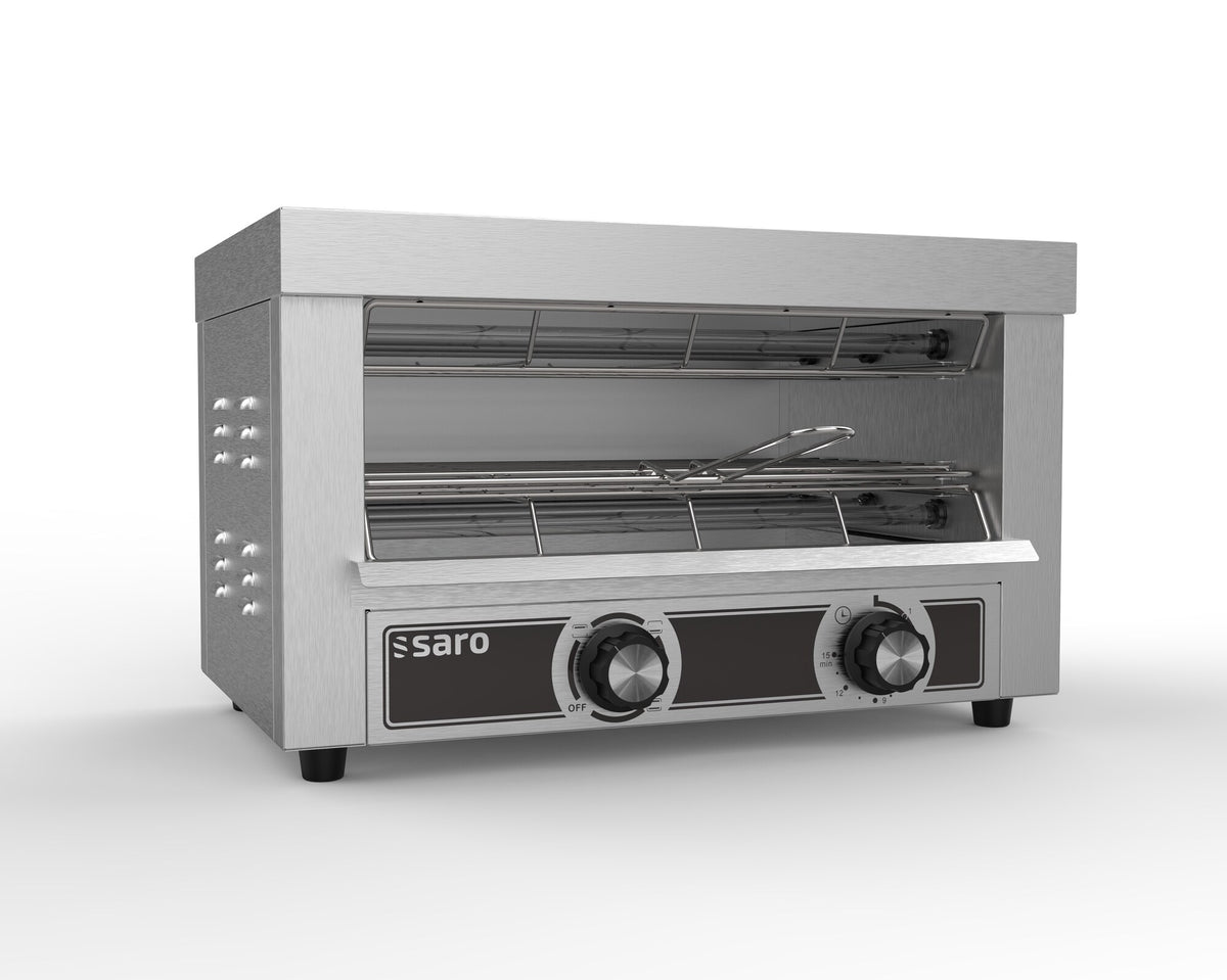 Saro ALAVA bread toaster, angled interior view