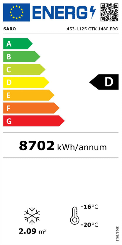 EU energy label, class D