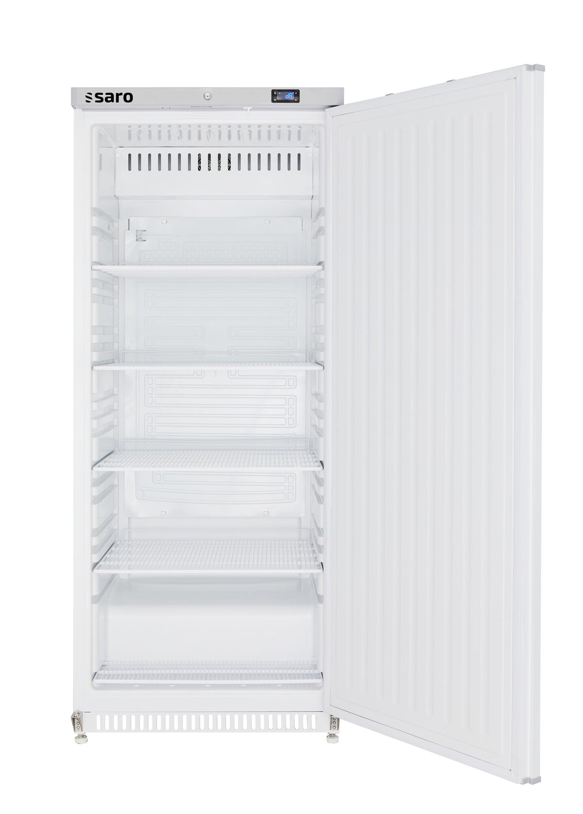 Saro HK601 refrigerator, interior with shelves