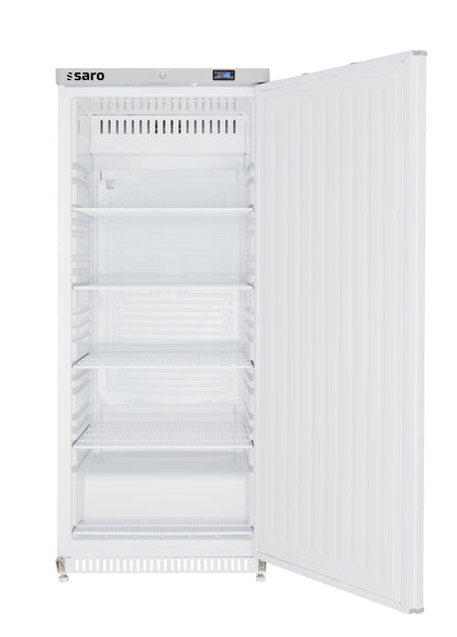 Saro HK601 refrigerator, interior with shelves