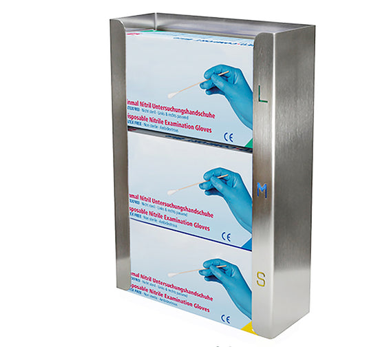 Saro LAZARO glove dispenser, side view