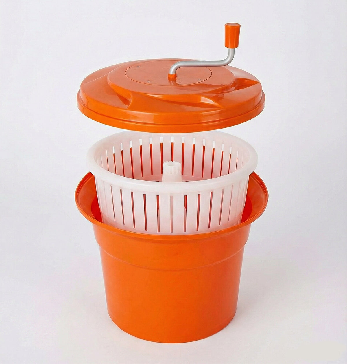 Saro Rena 121 salad spinner, lid, basket and bowl parts