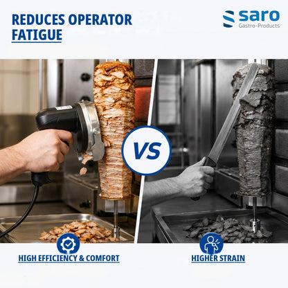 Saro ED 100 kebab slicer, features