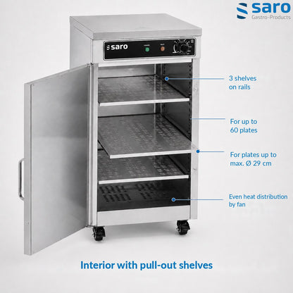 Saro TW 60 plate warmer, features