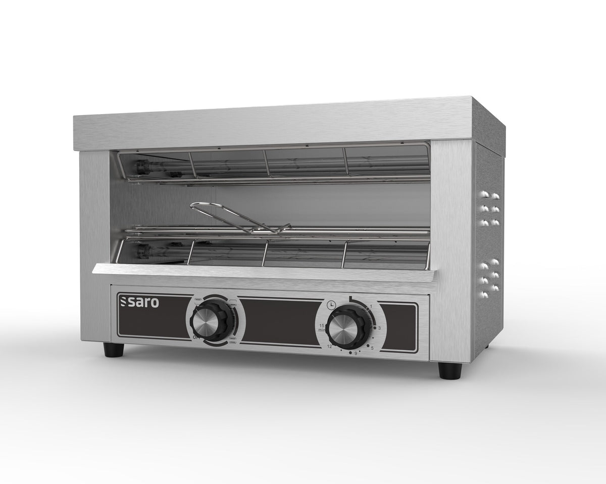 Saro ALAVA bread toaster, front view with controls