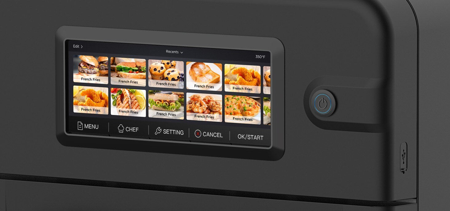 Saro FLASHCOOK high-speed oven, touchscreen and USB port