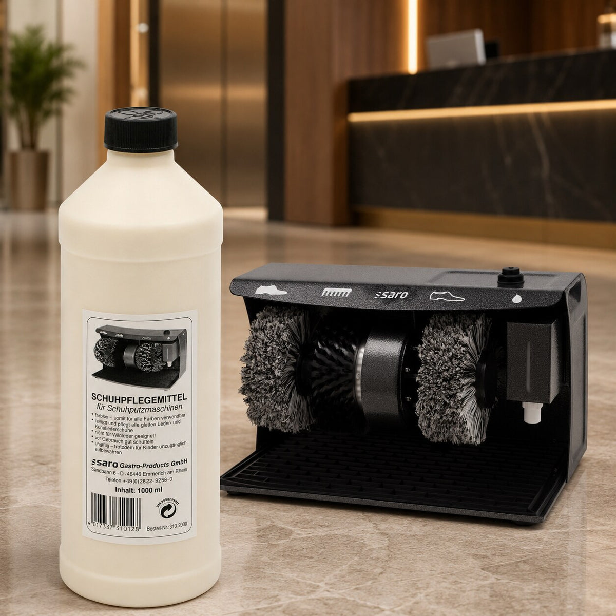 Saro shoe polish, features