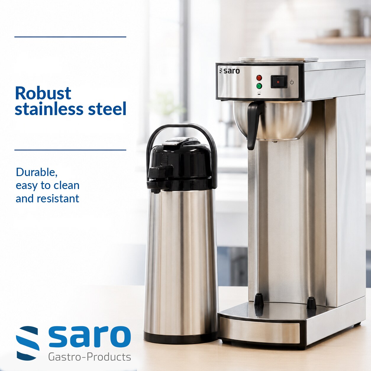 Saro SAROMICA THERMO 24, robust stainless steel housing