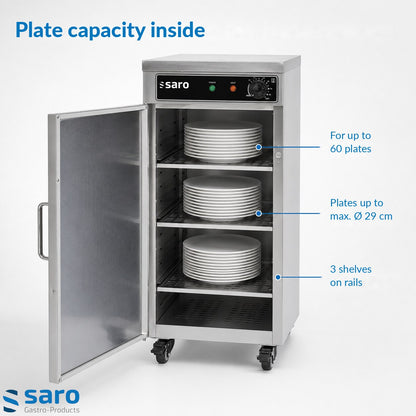 Saro TW 60 plate warmer, dimensions