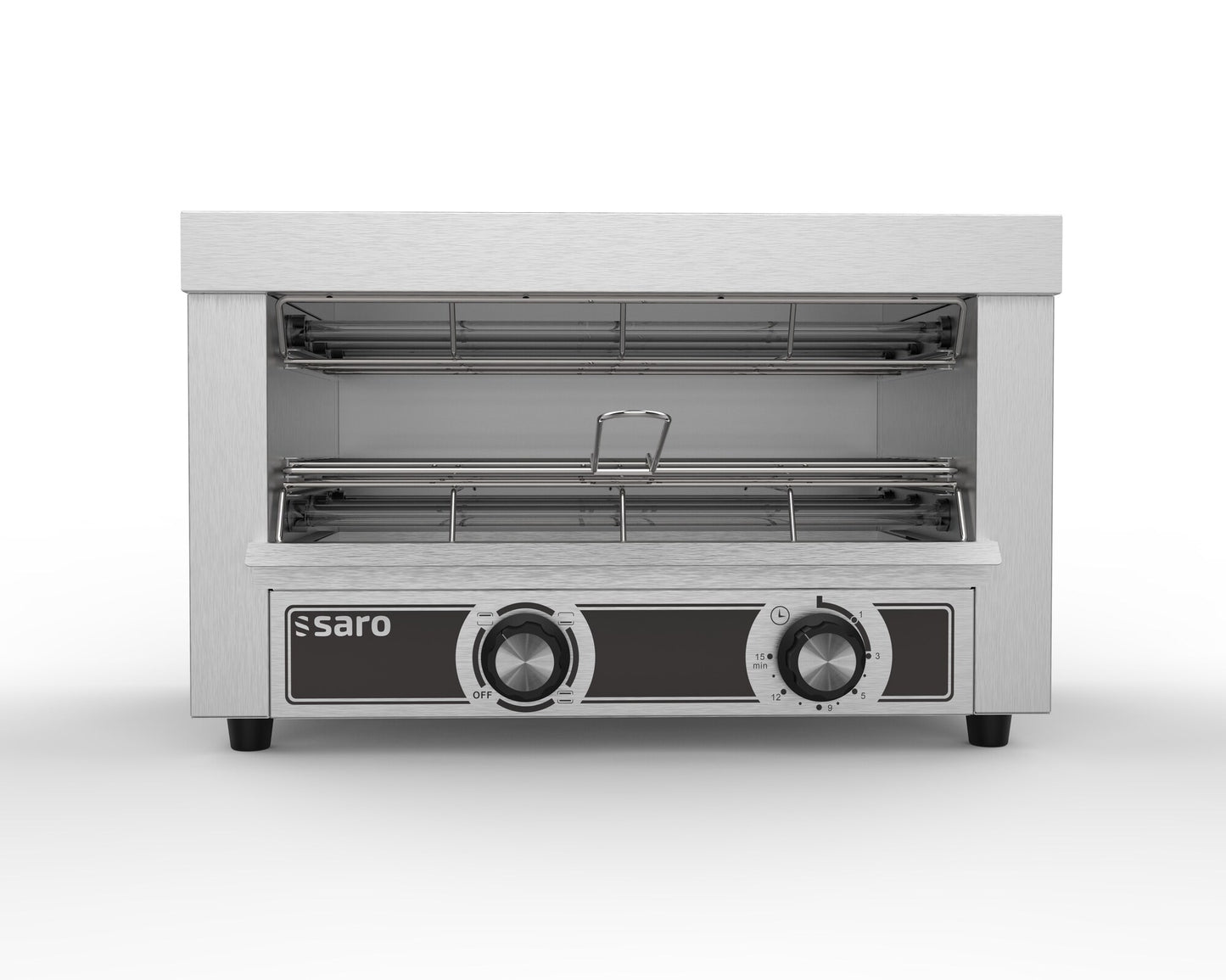 Saro ALAVA bread toaster, close angled view