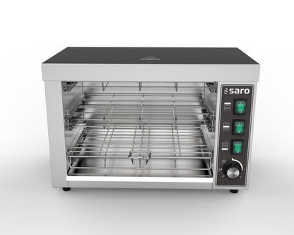 Saro ALIVA double bread toaster, close angled view
