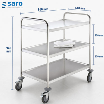 Saro BASTIAN serving trolley, features