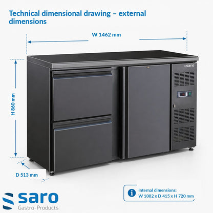 Saro BC 2100-2S bar cooler, feature 4