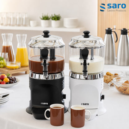 Saro NINA Black hot chocolate dispenser, features