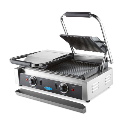 Maxima Contact Grill, Grooved, Double Plate, 2 x 220 mm, additional view