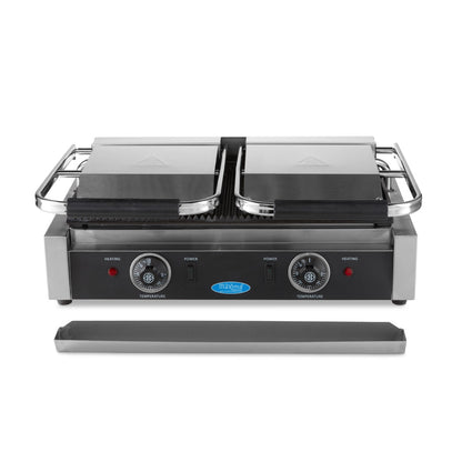 Maxima Contact Grill, Grooved, Double Plate, 2 x 220 mm, additional view