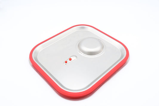Maxima Gastronorm Lid, 2/3 GN, Stainless Steel, Airtight Seal, additional view