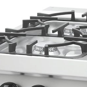 Maxima Heavy Duty Gas Cooker, 2 Burners, 70 cm Deep, 12 kW, additional view