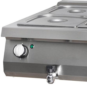 Maxima Heavy Duty Bain Marie, Double Unit, 70 cm, Electric, additional view