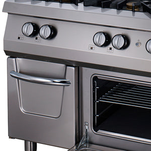Maxima Premium Stove, 6 Gas Burners, Gas Oven, 56 kW, additional view