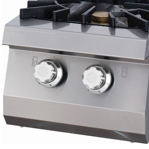 Maxima Premium Gas Cooker, 2 Burners, 90 cm Deep, 16 kW, additional view