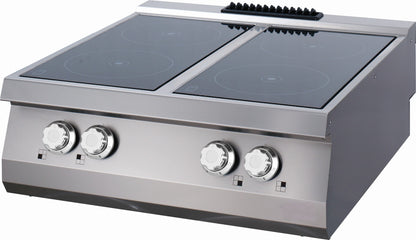 Maxima Infrared Cooker, 4 Burners, 90 cm Deep, 12 kW, product photo