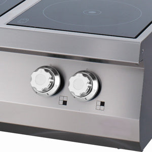 Maxima Infrared Cooker, 4 Burners, 90 cm Deep, 12 kW, additional view