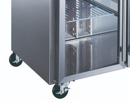 Maxima Counter Fridge, 136 cm, 2 Glass Doors, additional view