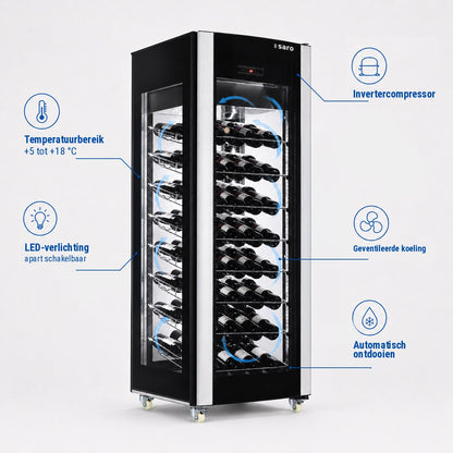 Saro WK 81 wine cooler, feature diagram