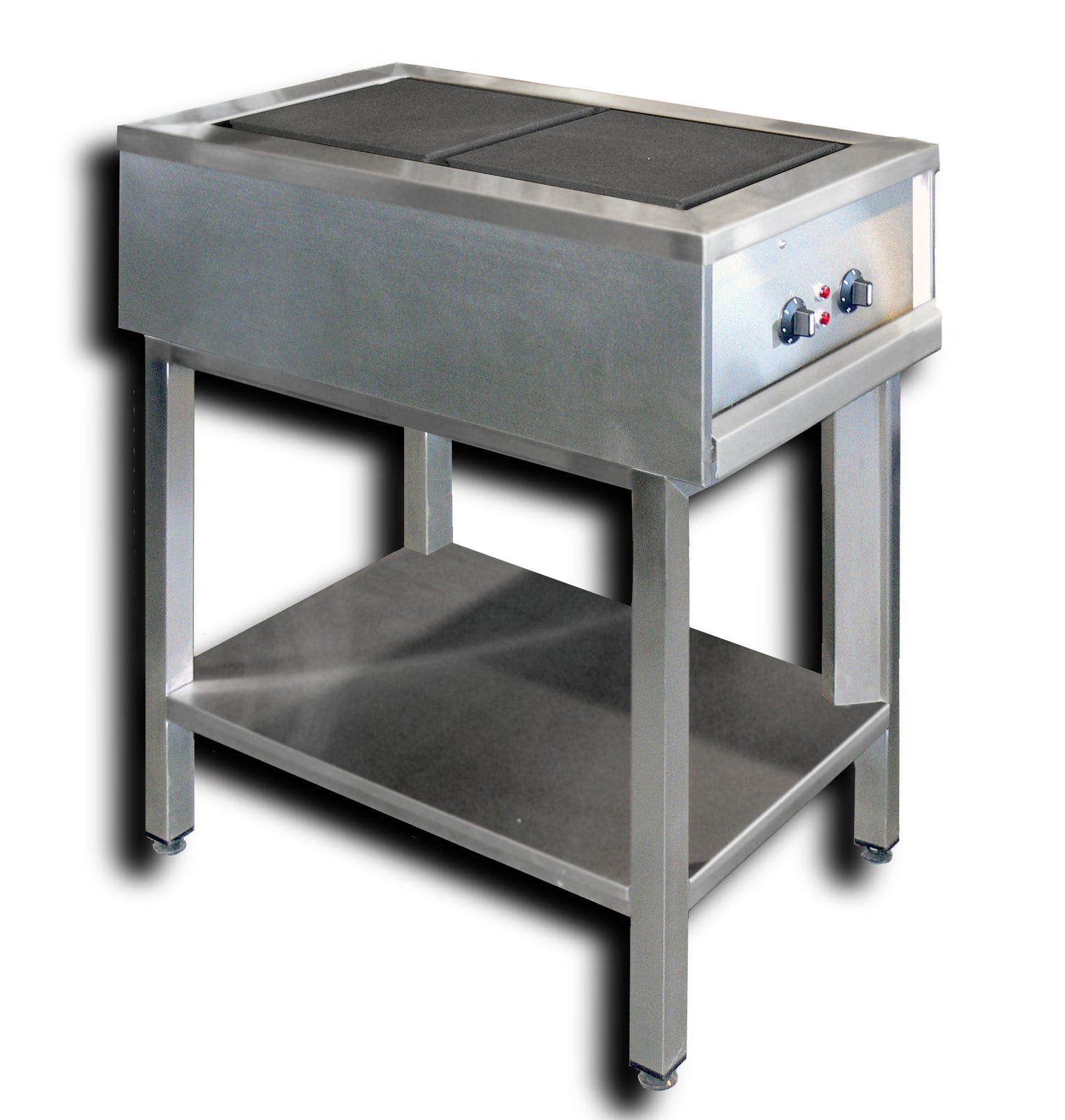 Electric Cooker, 2-Burner Cast-Iron, 6 kW, 400V