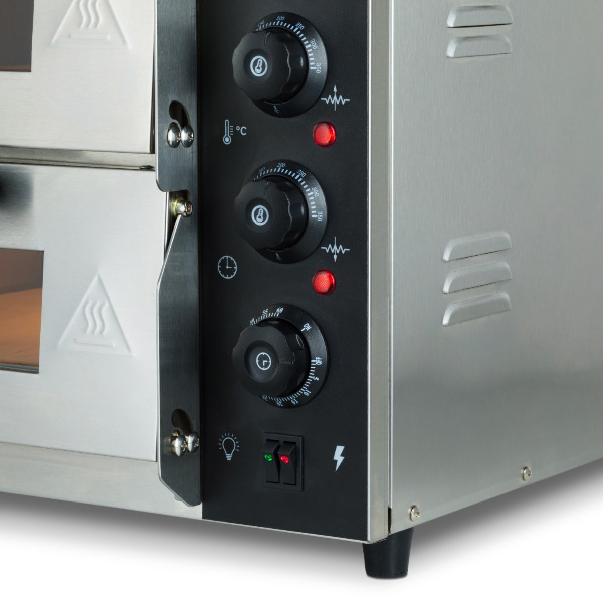 Maxima Compact Pizza Oven, 2 x Ø40 cm, Double Deck, additional view
