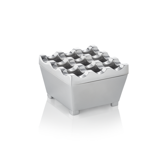 Was Wind Ashtray, Chrome-Plated Zinc, 71 mm