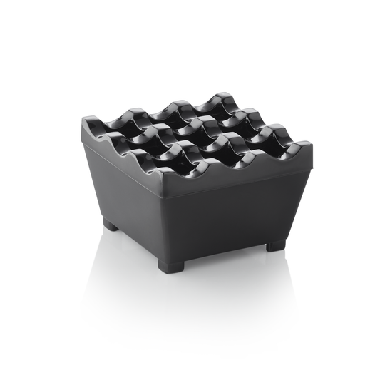 Was Wind Ashtray, Black, 75 mm
