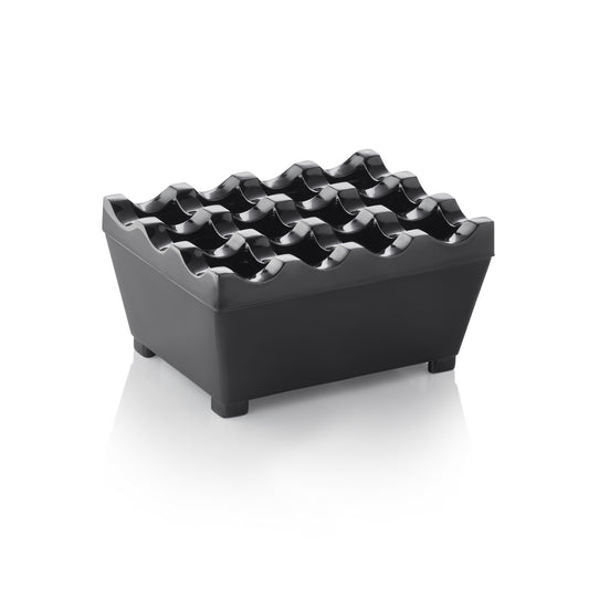 Was Wind Ashtray, Black, 95 x 75 mm
